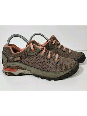 Ahnu By Teva Sugarpine II Hiking Trail Shoes Women's 8 Brown Salmon 1019233